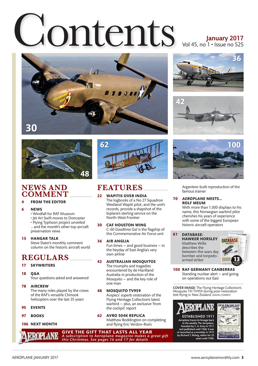 Aeroplane Preview Pages