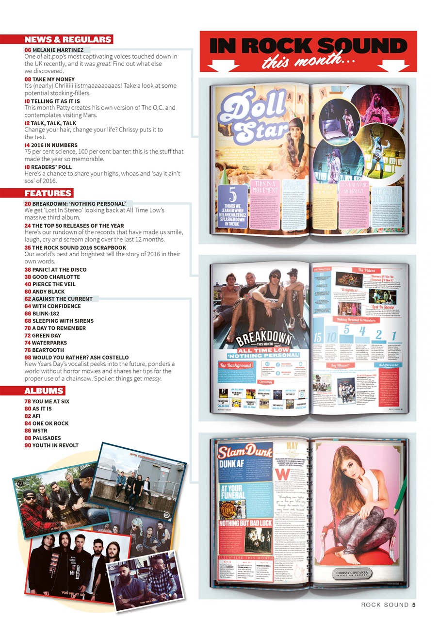 Rock Sound Magazine Preview Pages