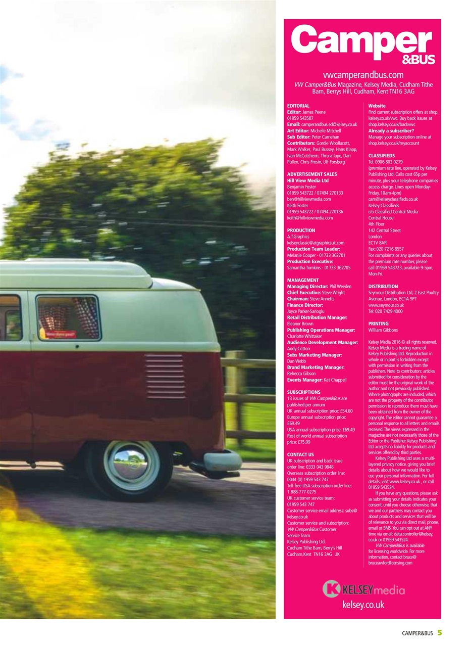 VW Camper Preview Pages