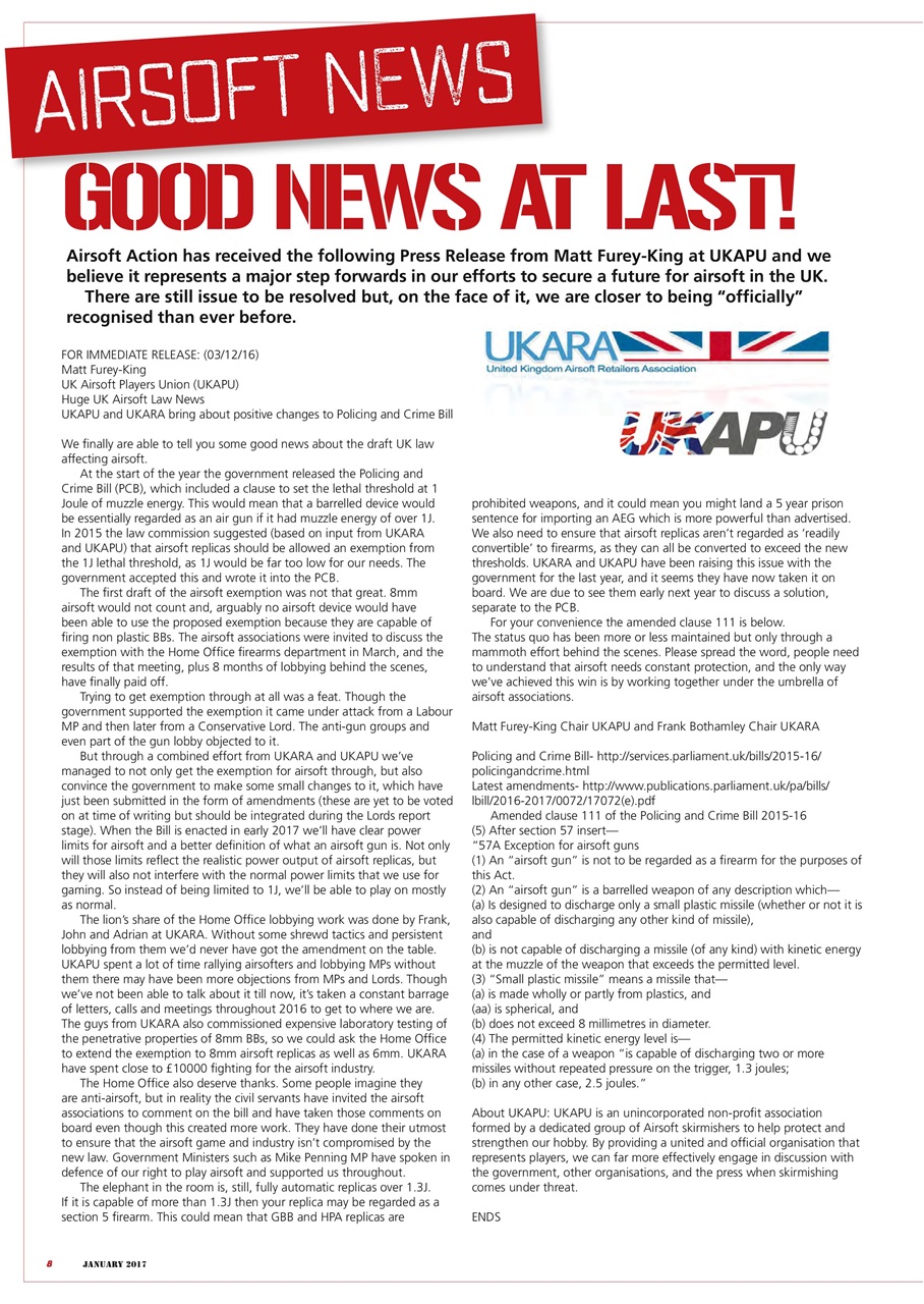 Airsoft Action Preview Pages