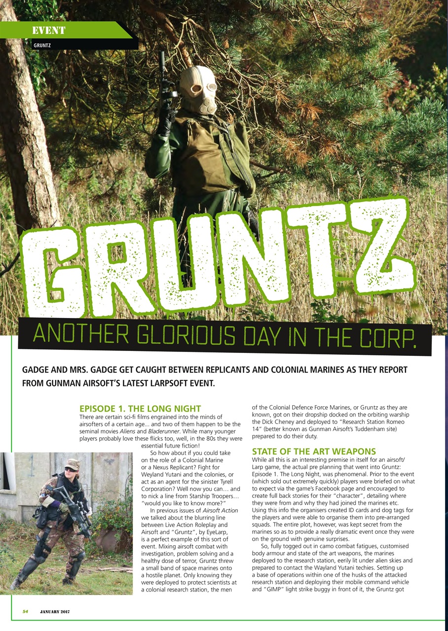 Airsoft Action Preview Pages