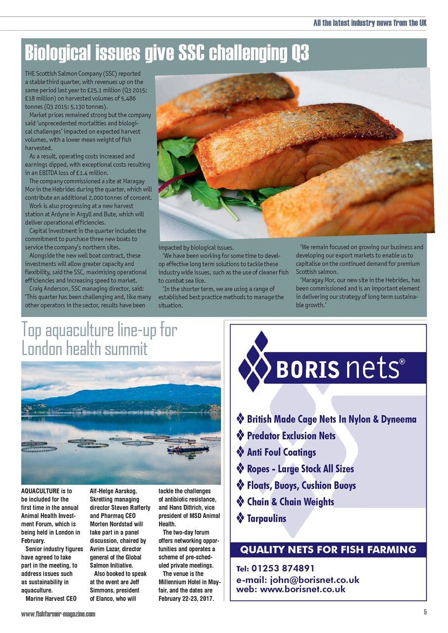 Fish Farmer Magazine Preview Pages