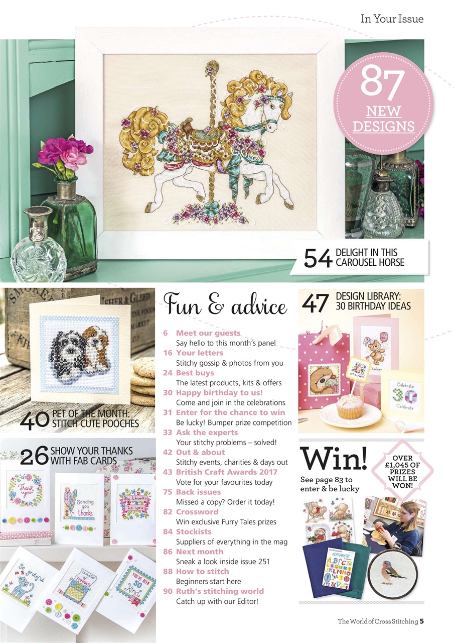 The World of Cross Stitching Preview Pages