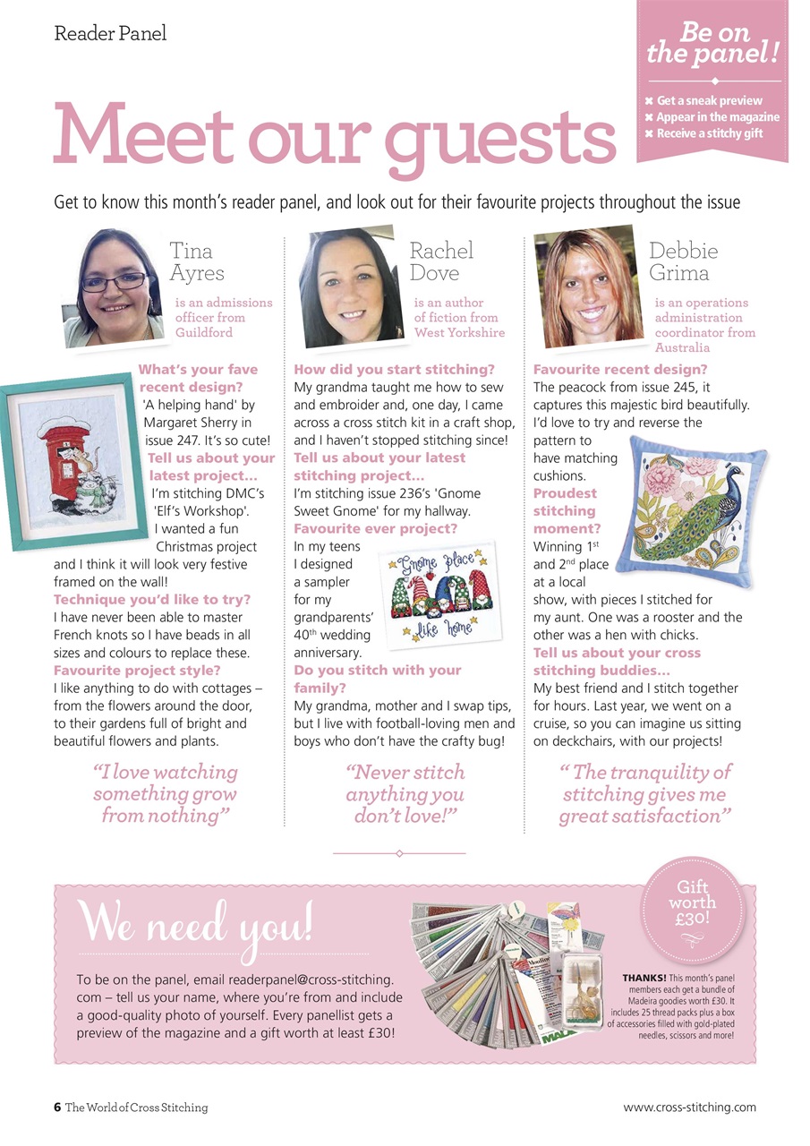 The World of Cross Stitching Preview Pages