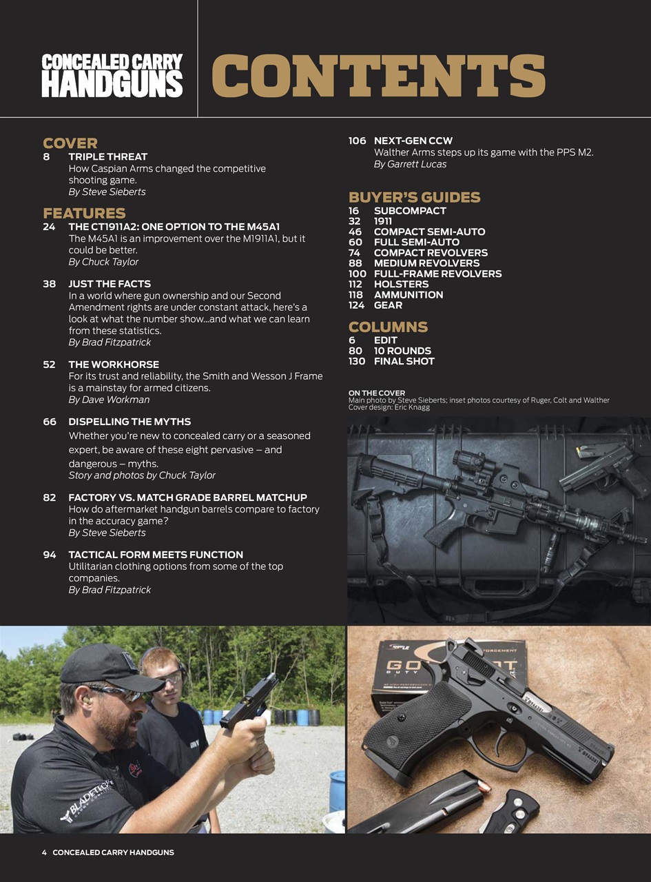 Concealed Carry Handguns Preview Pages