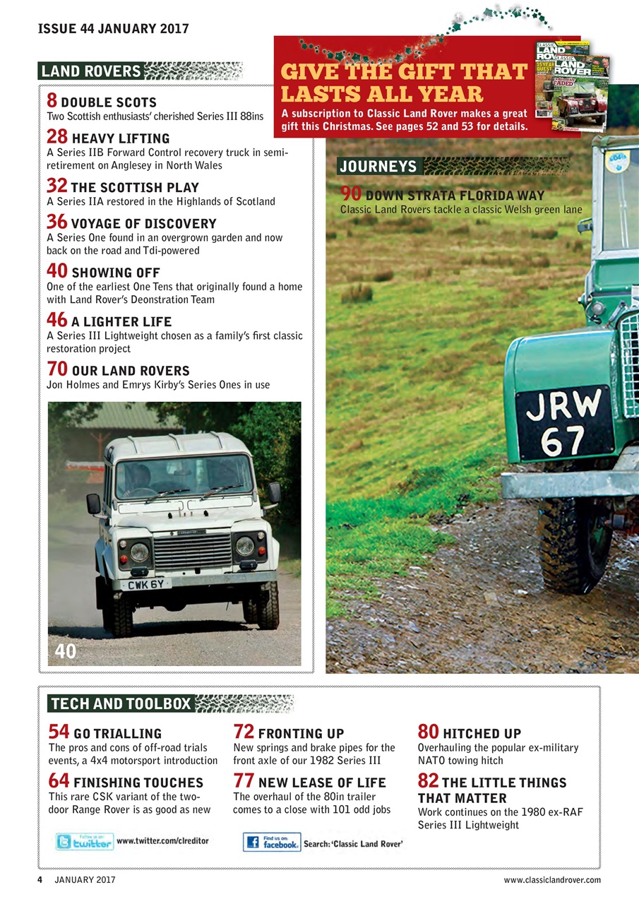 Classic Land Rover Magazine Preview Pages