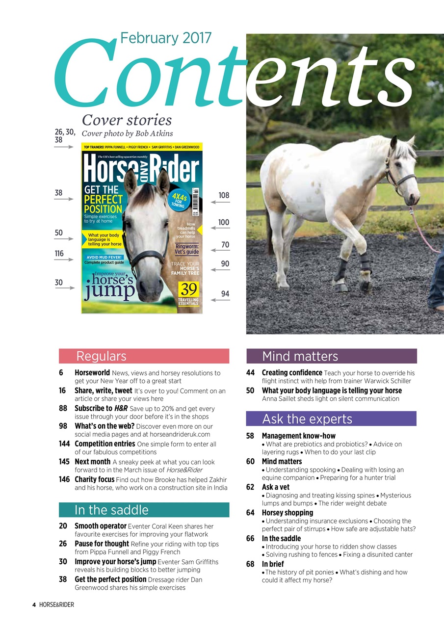 Horse&Rider Magazine - UK equestrian magazine for Horse and Rider Preview Pages