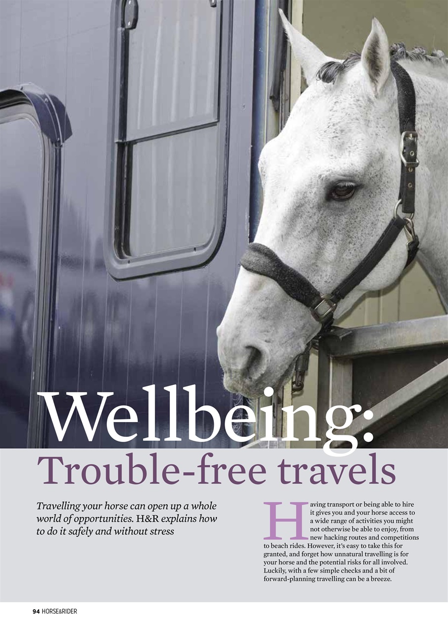 Horse&Rider Magazine - UK equestrian magazine for Horse and Rider Preview Pages