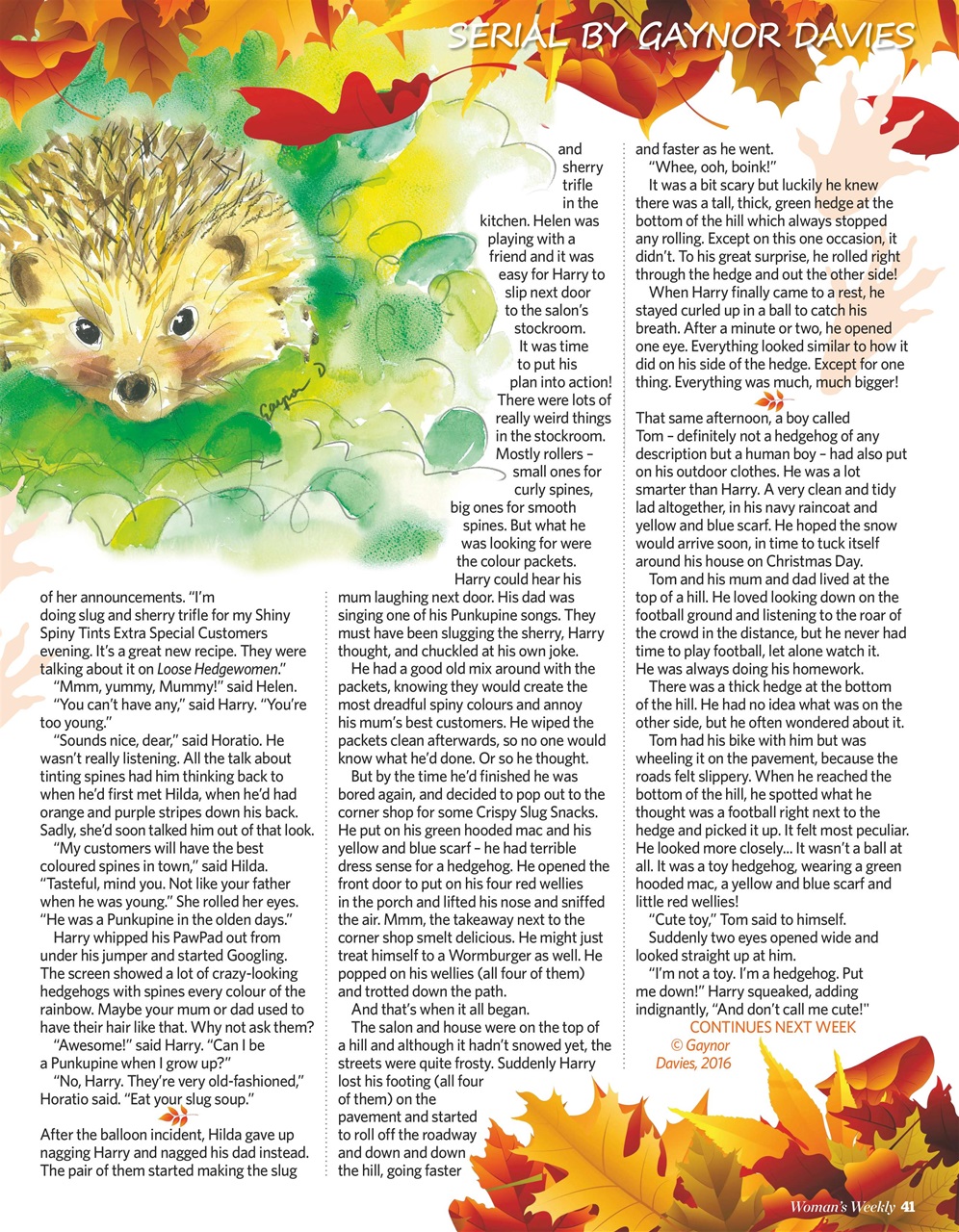 Woman's Weekly Preview Pages