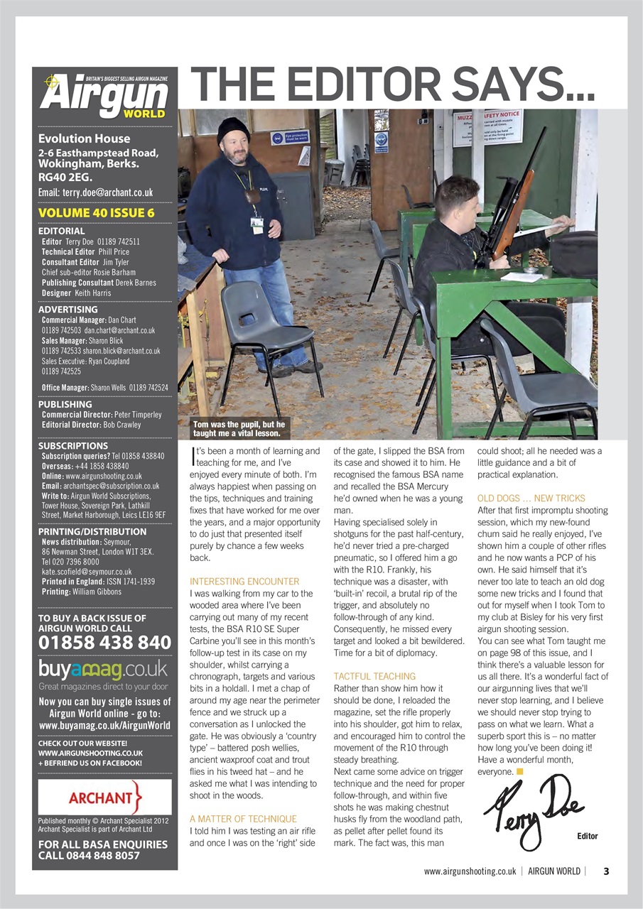 Airgun World Preview Pages