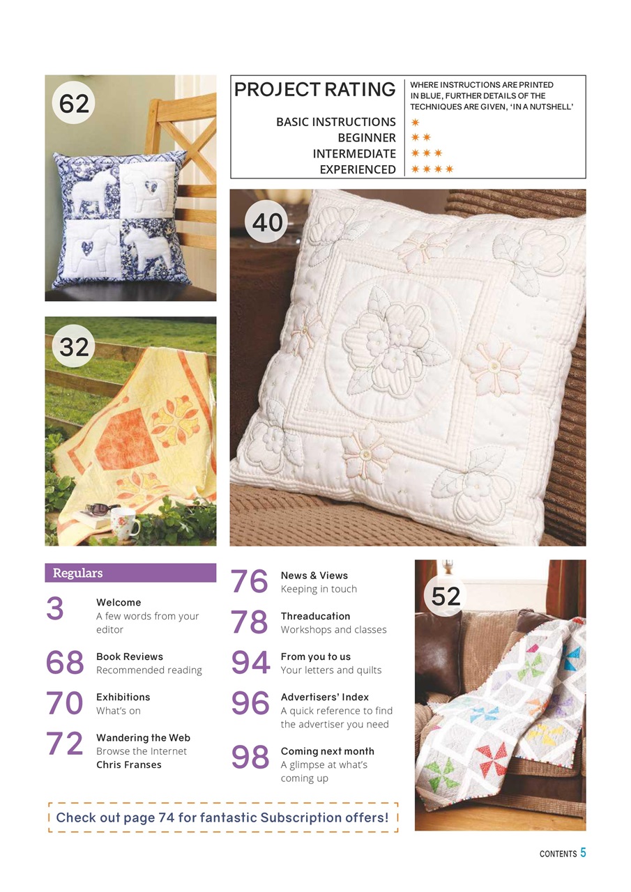 Patchwork and Quilting Preview Pages