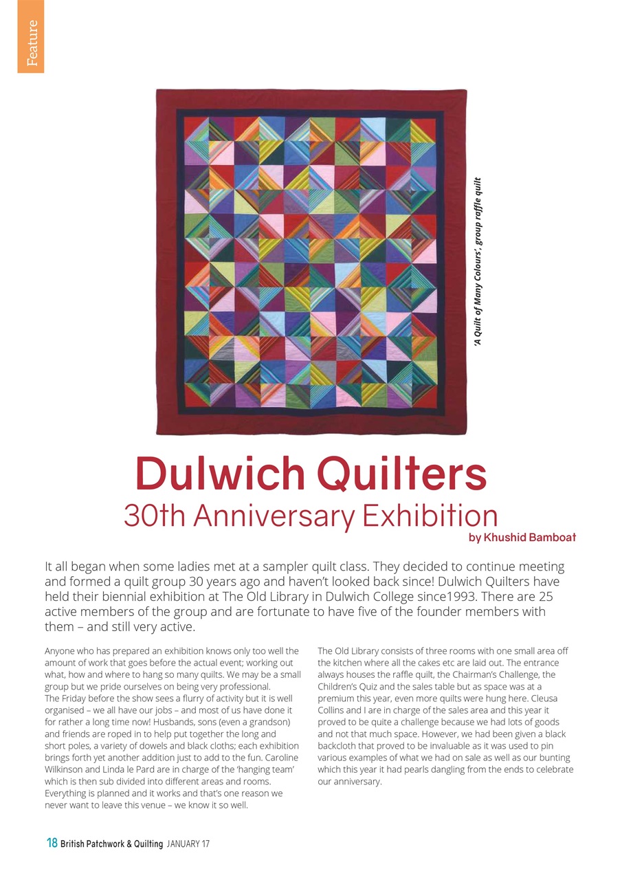 Patchwork and Quilting Preview Pages