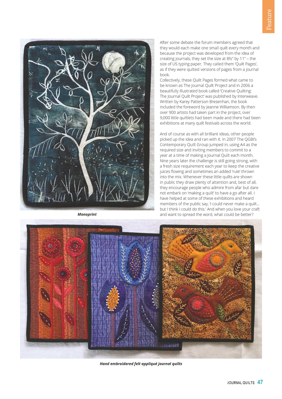 Patchwork and Quilting Preview Pages