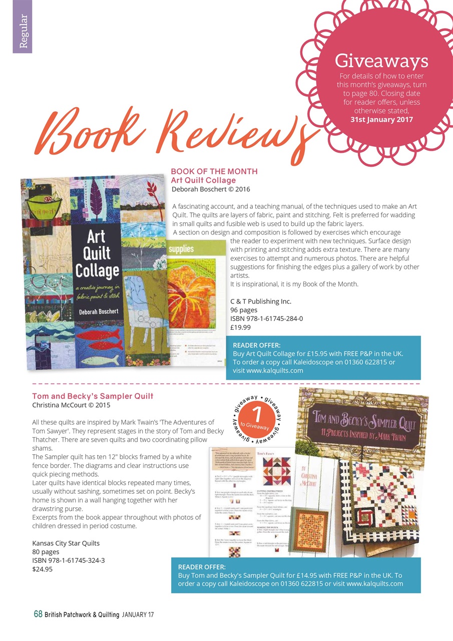 Patchwork and Quilting Preview Pages