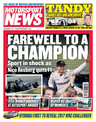 Motorsport News issue 7th December 2016