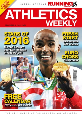 AW – Athletics Weekly Magazine issue 08/12/2016