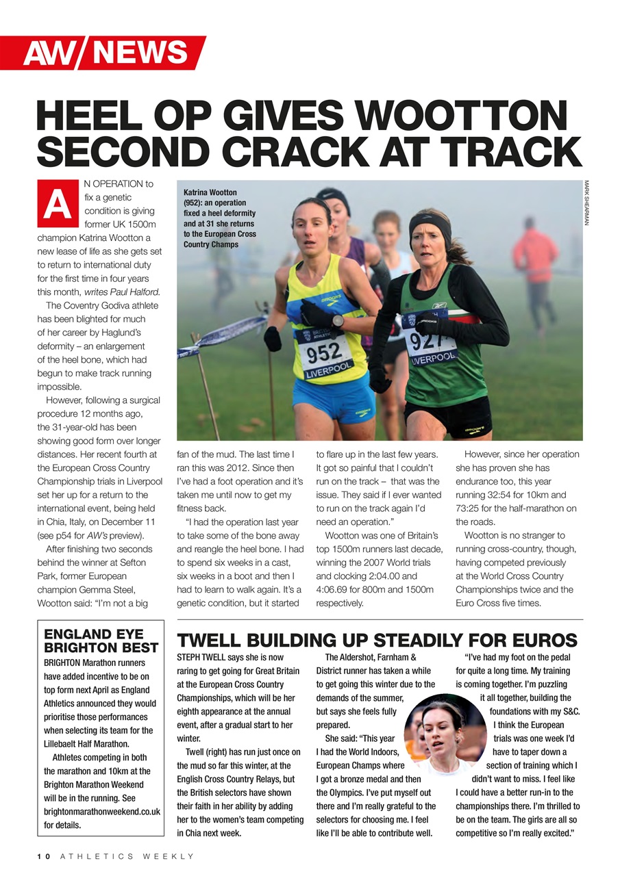 AW – Athletics Weekly Magazine Preview Pages