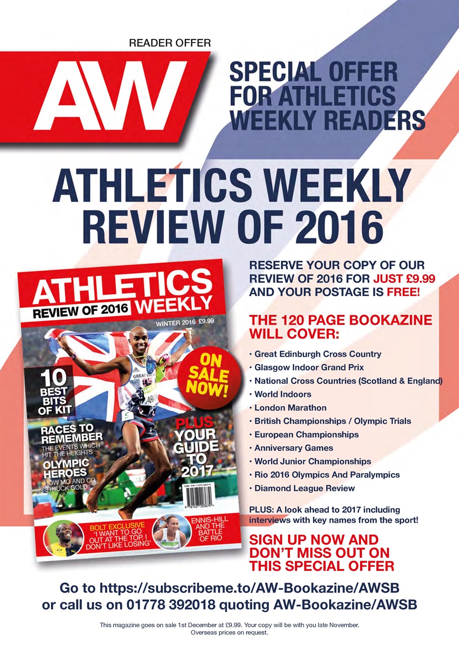 AW – Athletics Weekly Magazine Preview Pages