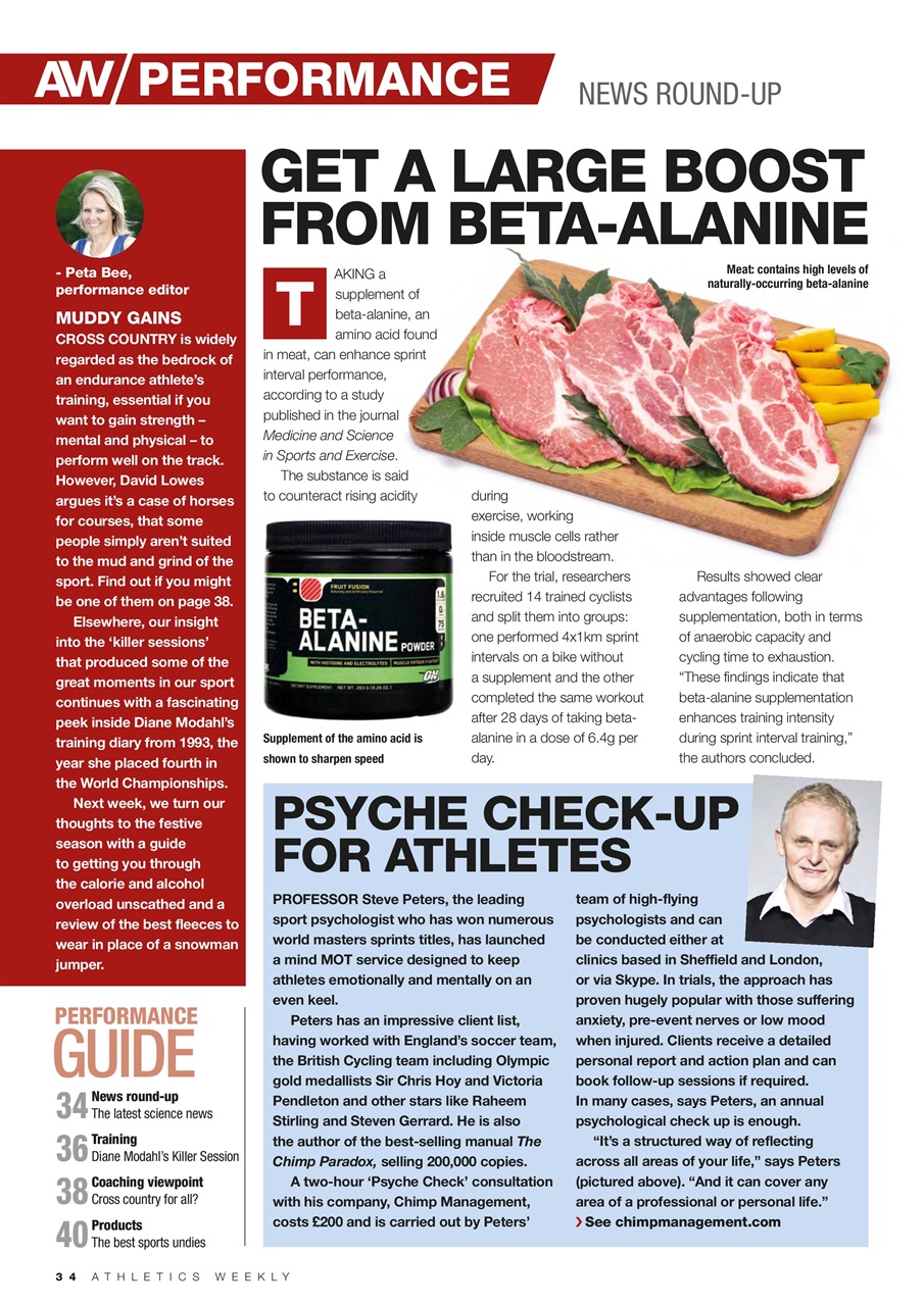 AW – Athletics Weekly Magazine Preview Pages