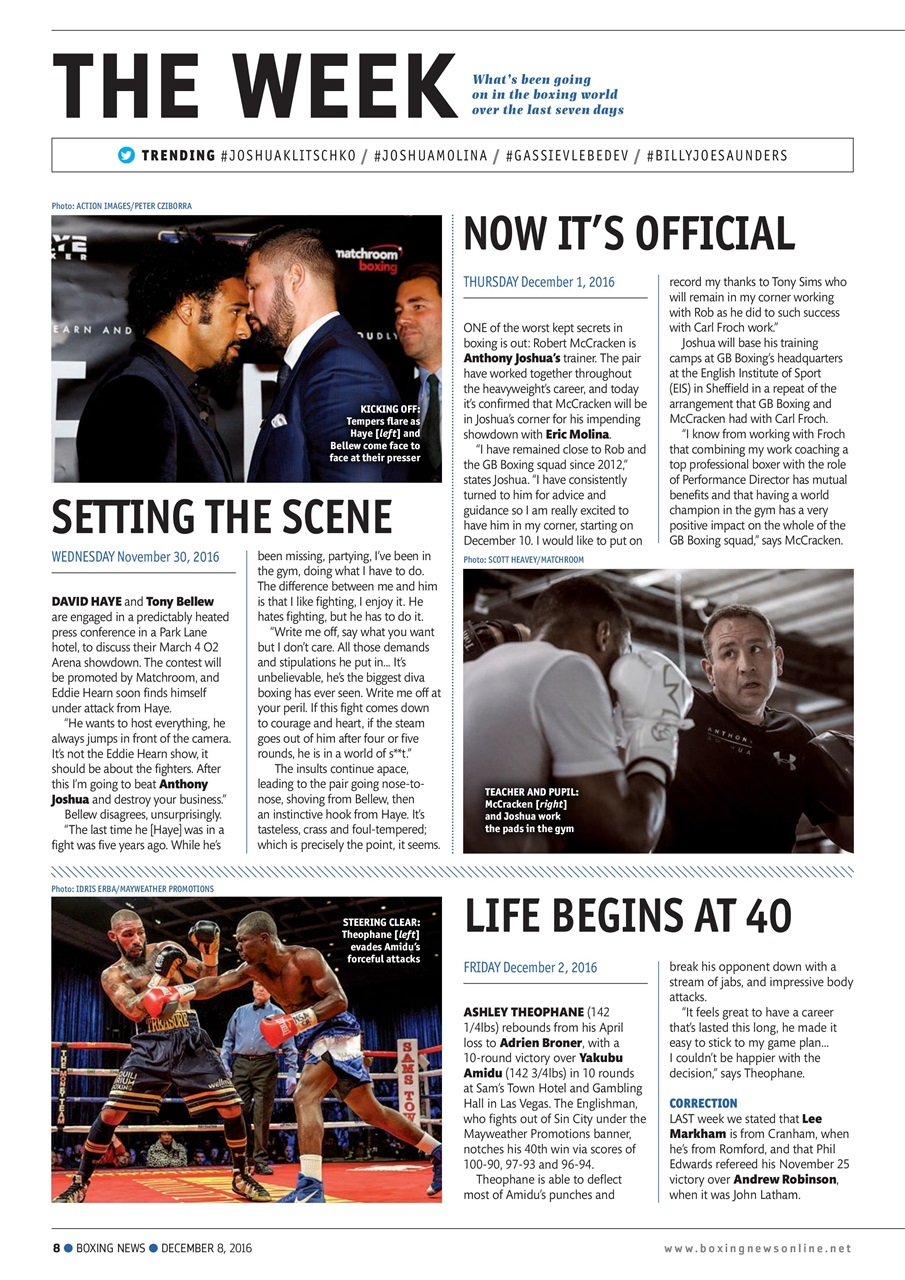 Boxing News Preview Pages