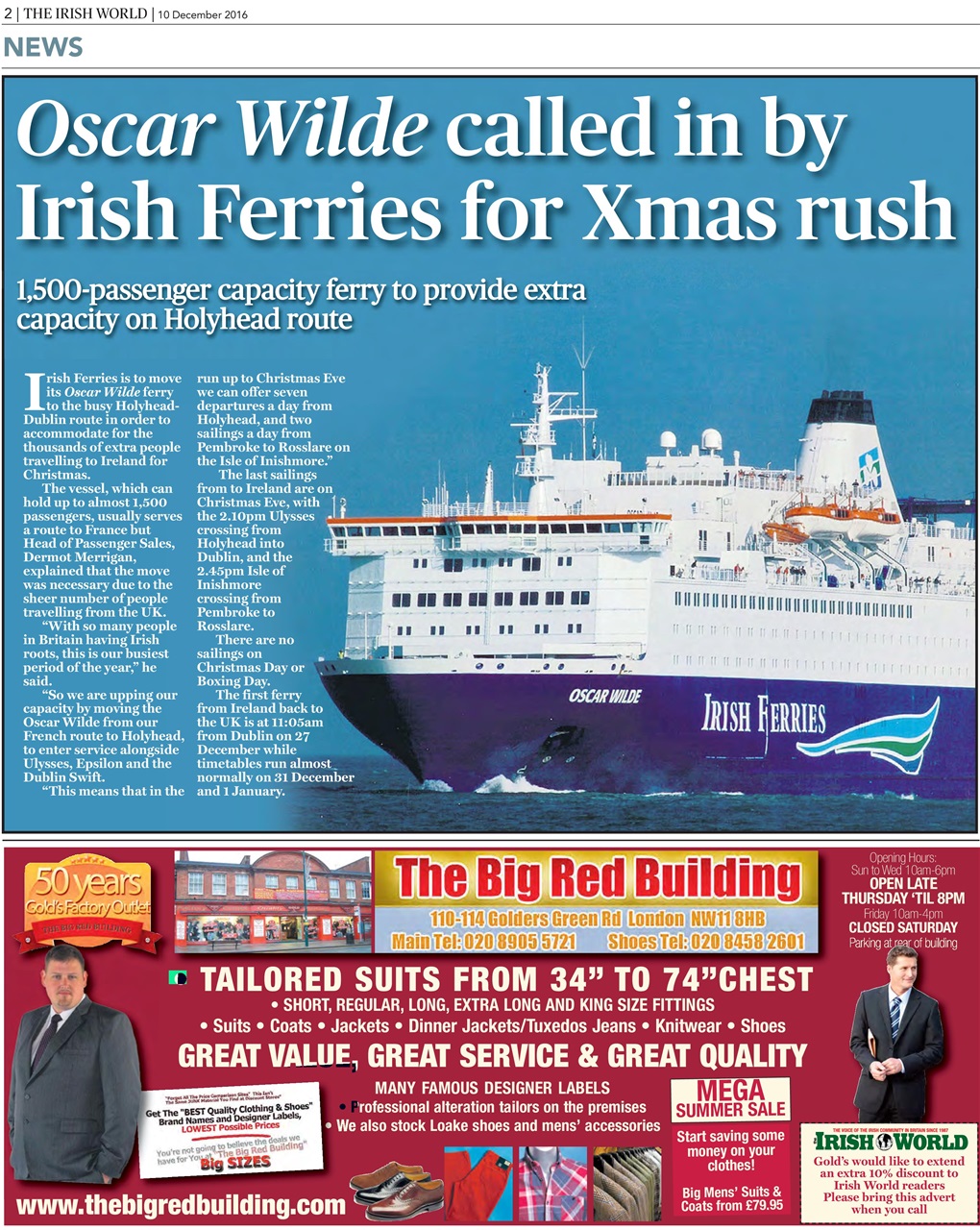 Irish World Preview Pages