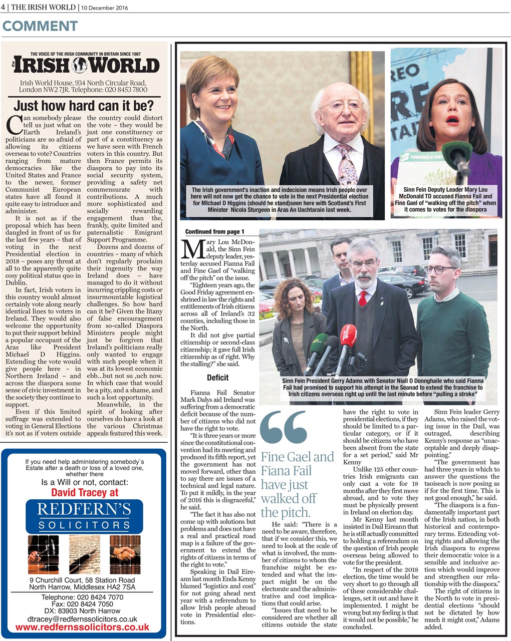 Irish World Preview Pages