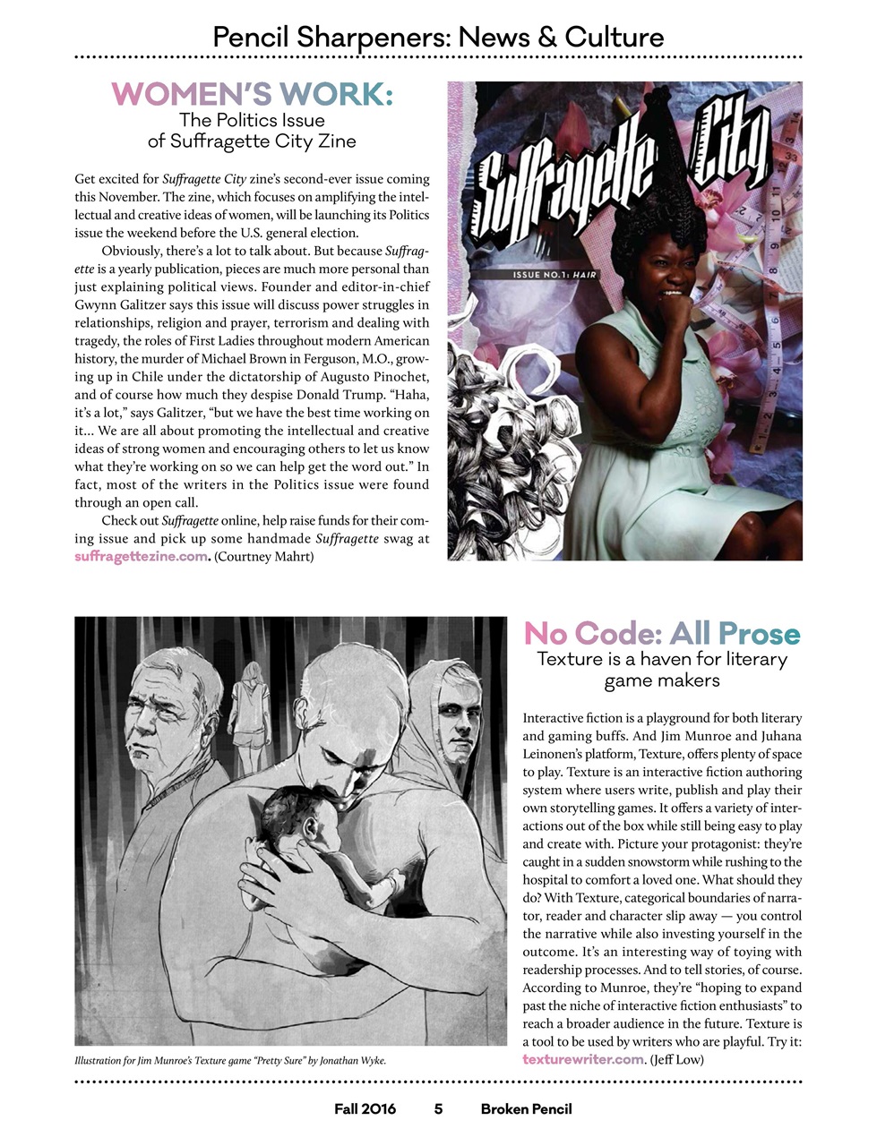 Broken Pencil Preview Pages