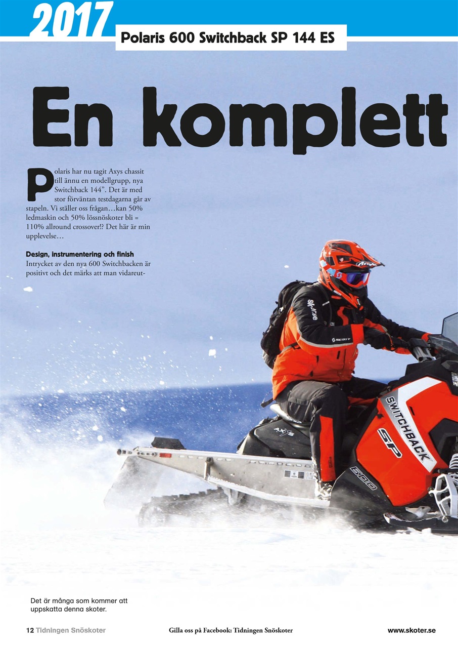 Tidningen Snöskoter Preview Pages