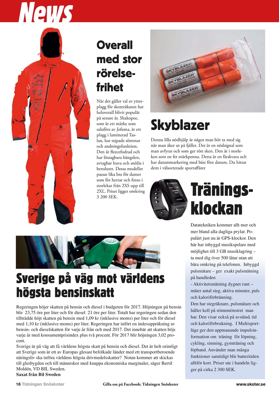Tidningen Snöskoter Preview Pages