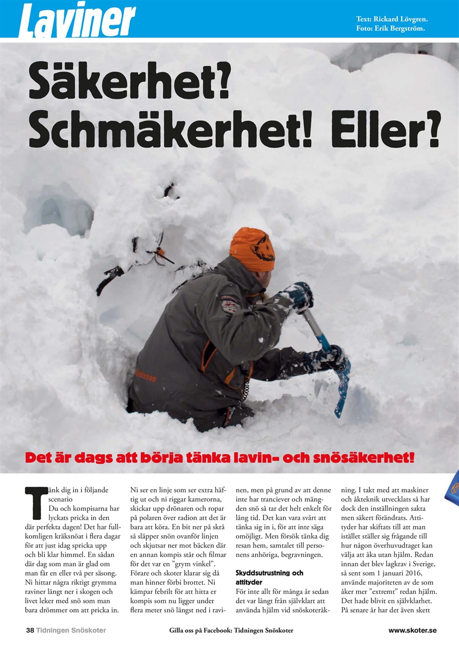 Tidningen Snöskoter Preview Pages