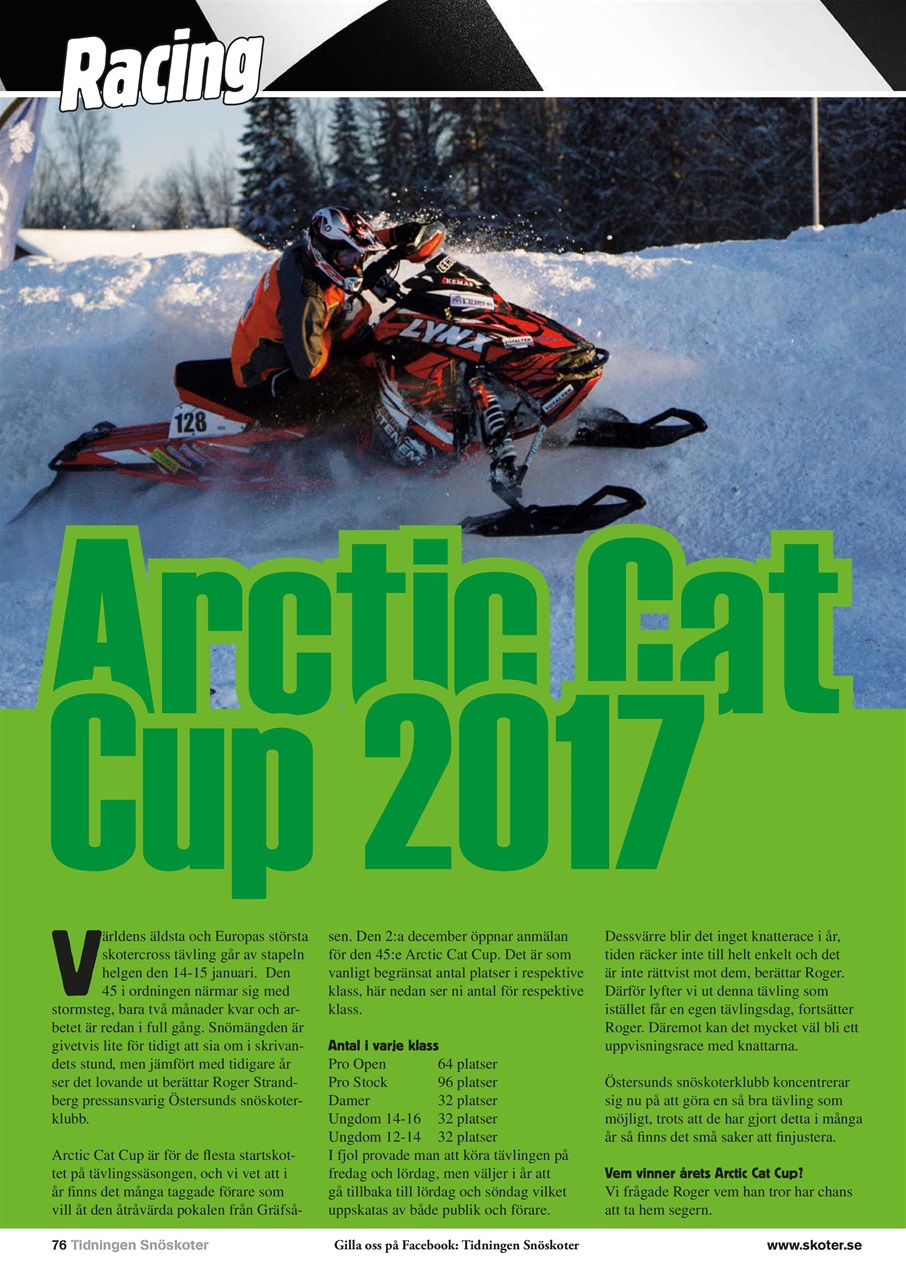 Tidningen Snöskoter Preview Pages