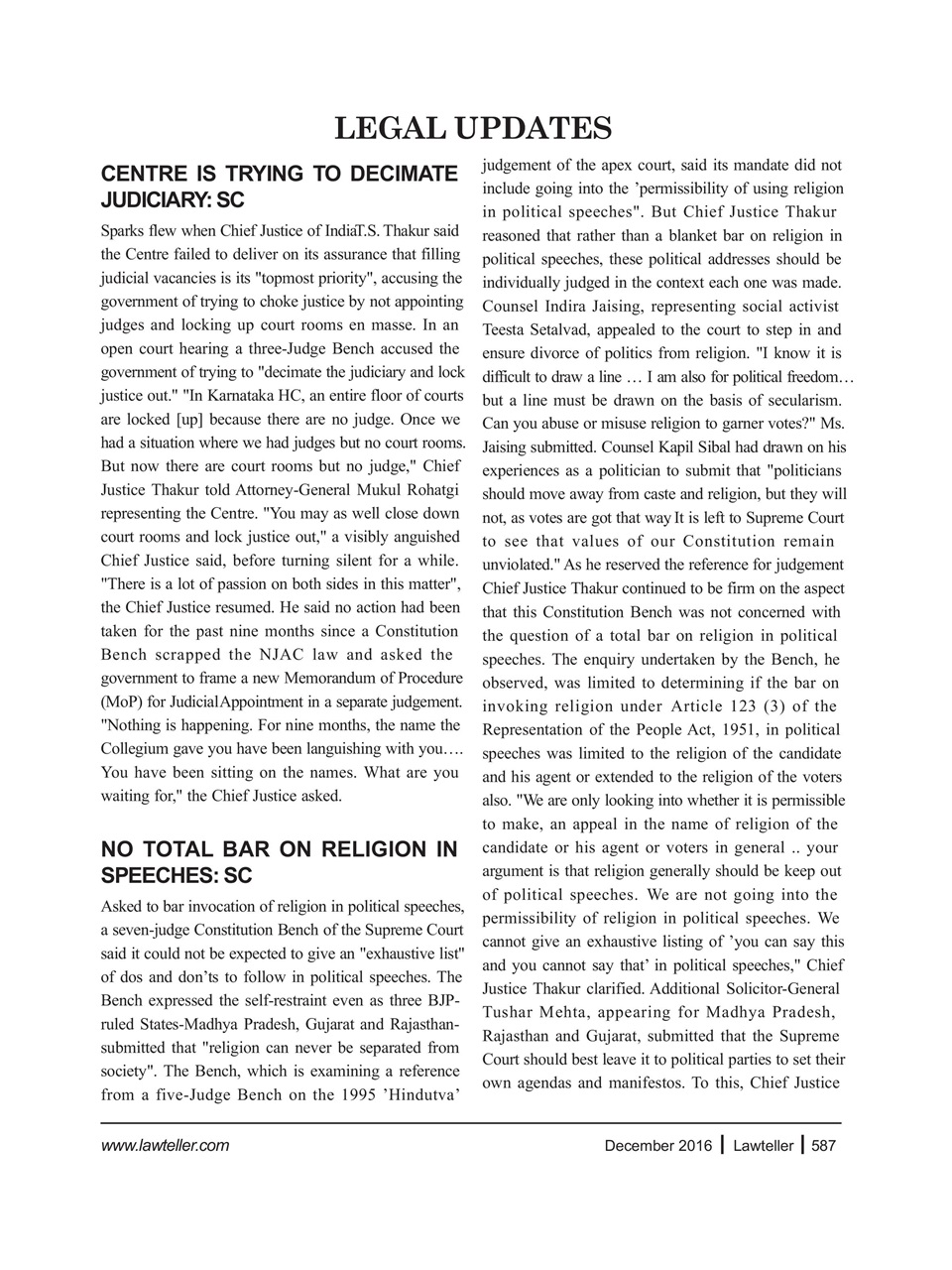 Lawteller – A Legal Awareness Magazine Preview Pages