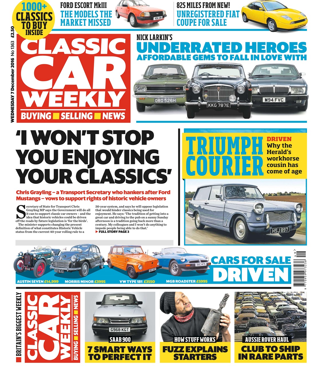 Classic Car Weekly Preview Pages