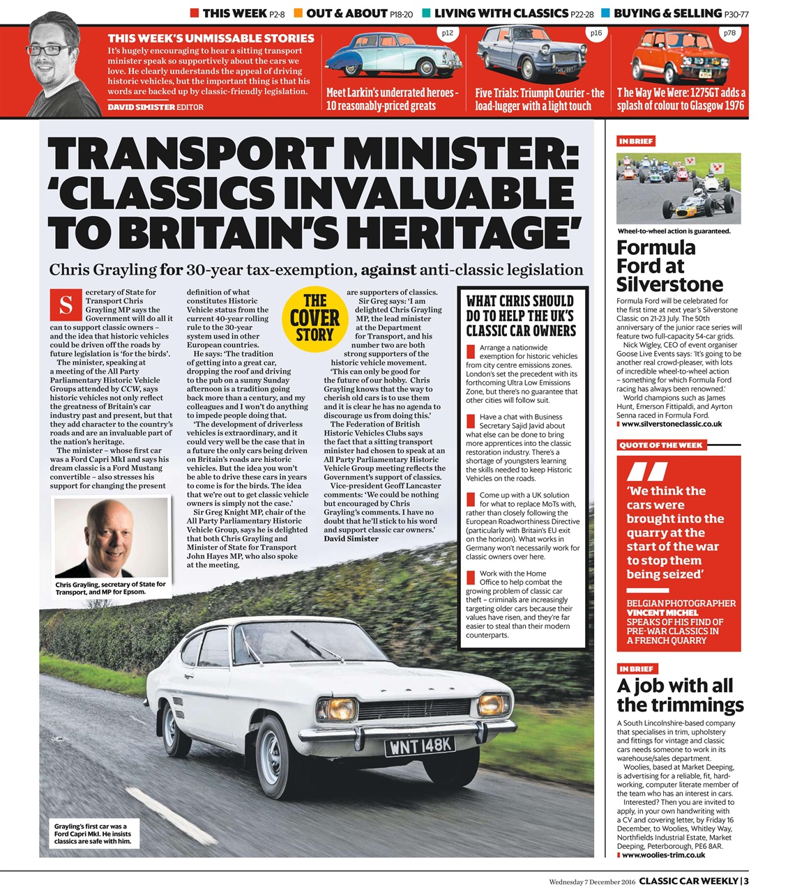 Classic Car Weekly Preview Pages
