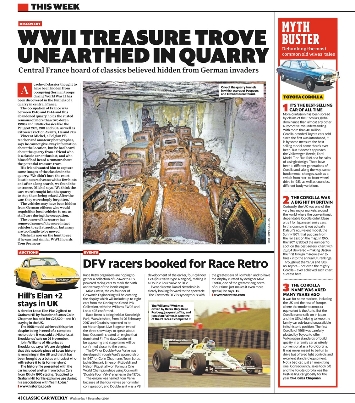 Classic Car Weekly Preview Pages