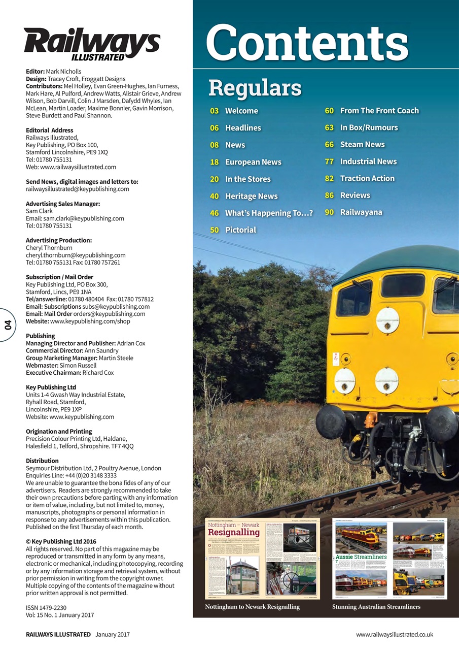 Railways Illustrated Preview Pages
