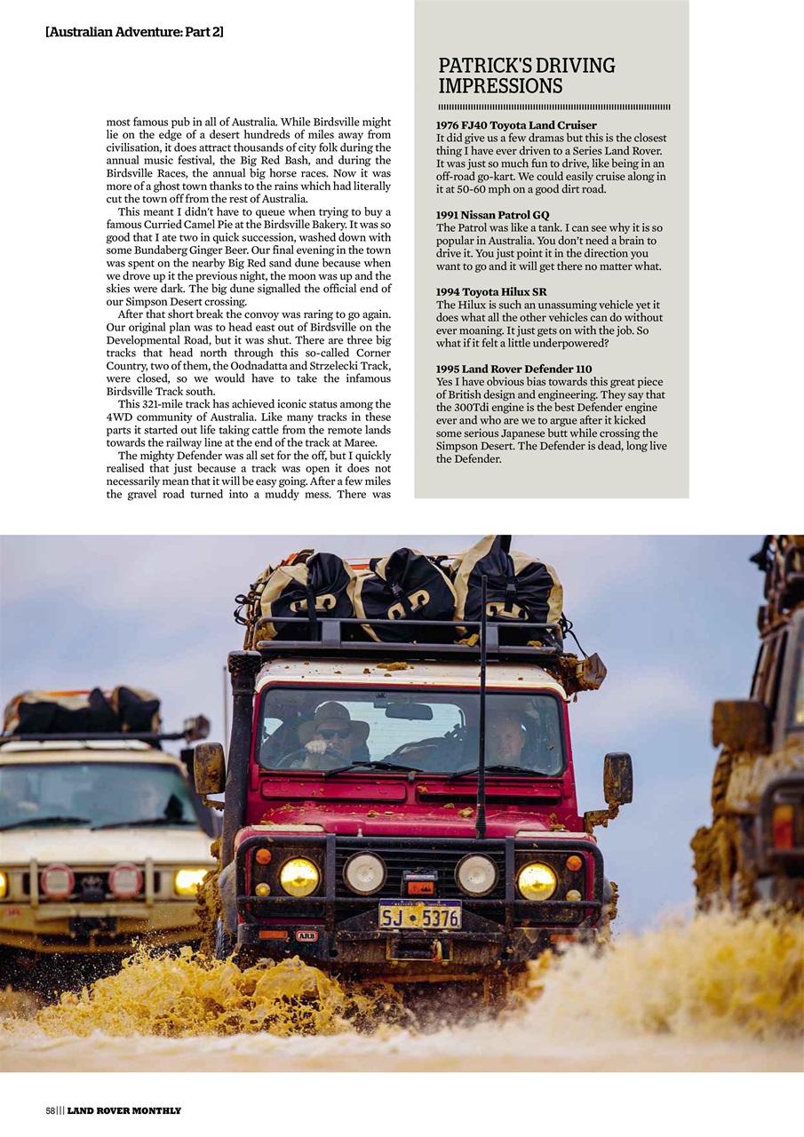 Land Rover Monthly Preview Pages