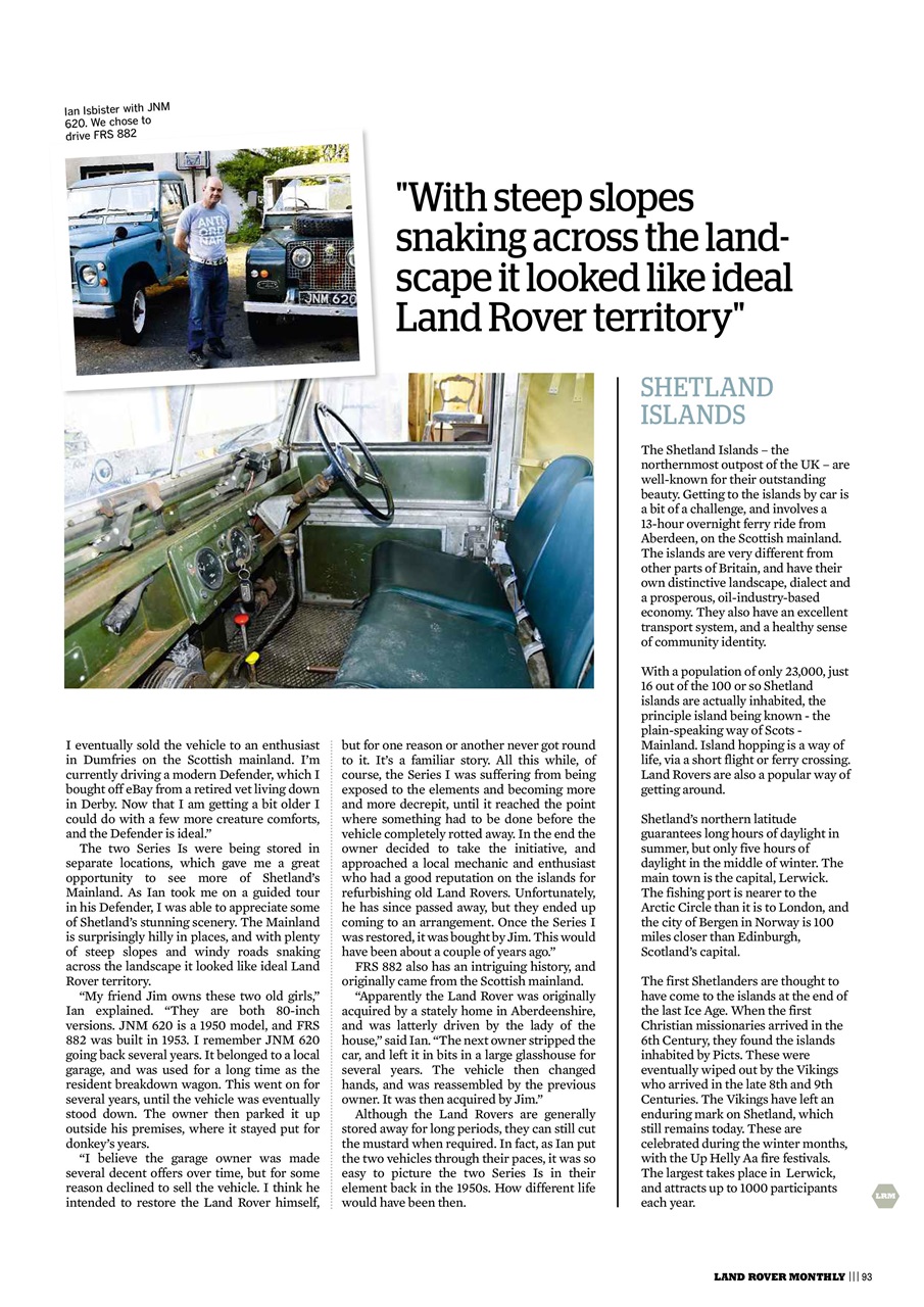 Land Rover Monthly Preview Pages