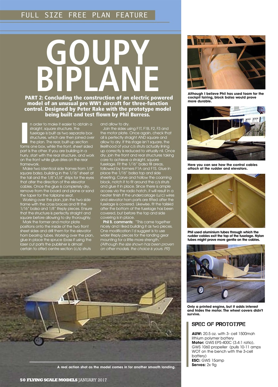 Radio Control Model Flyer Preview Pages