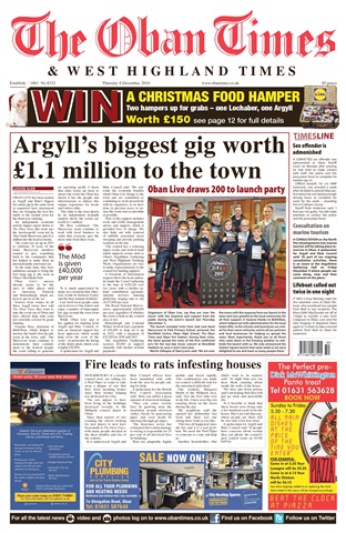 The Oban Times & Lochaber Times issue 8th December 2016