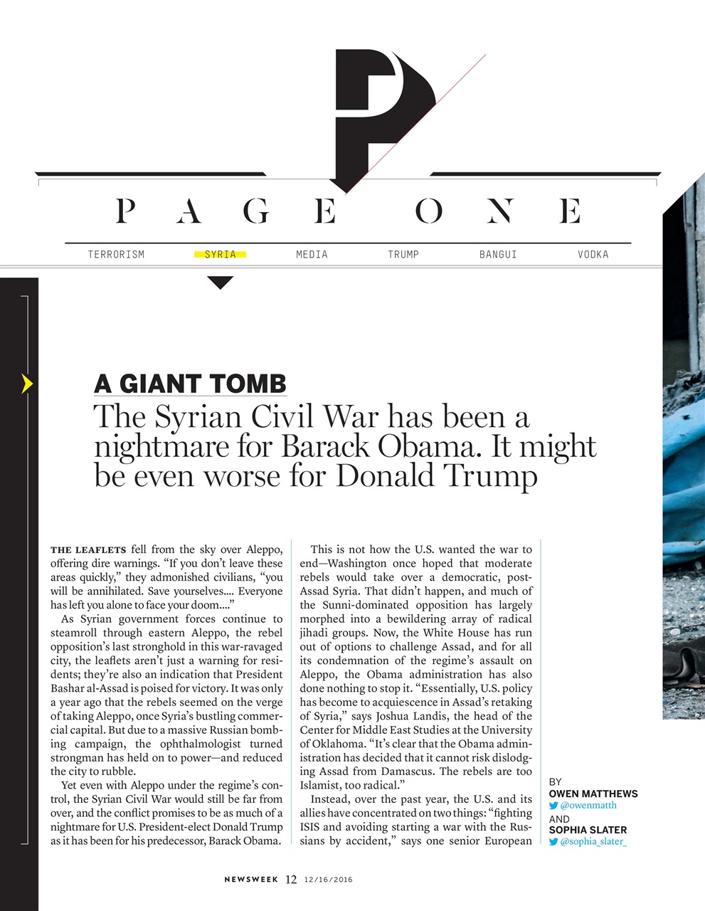 Newsweek International Preview Pages