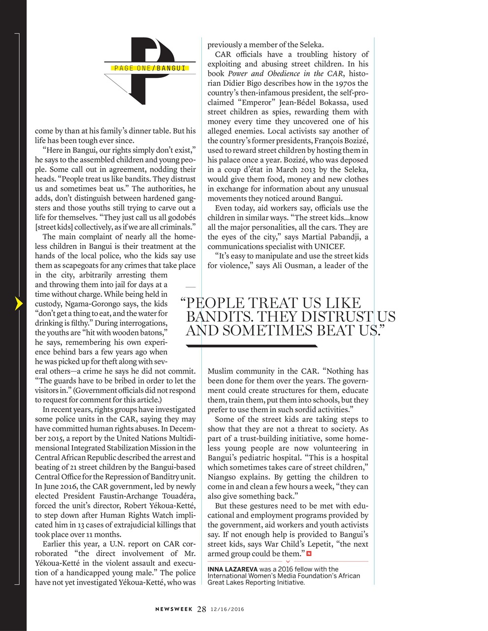 Newsweek International Preview Pages