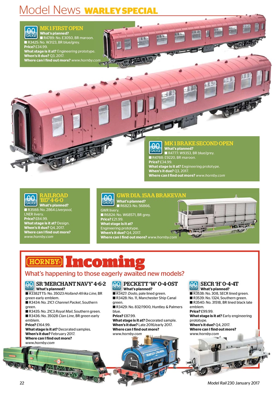 Model Rail Preview Pages
