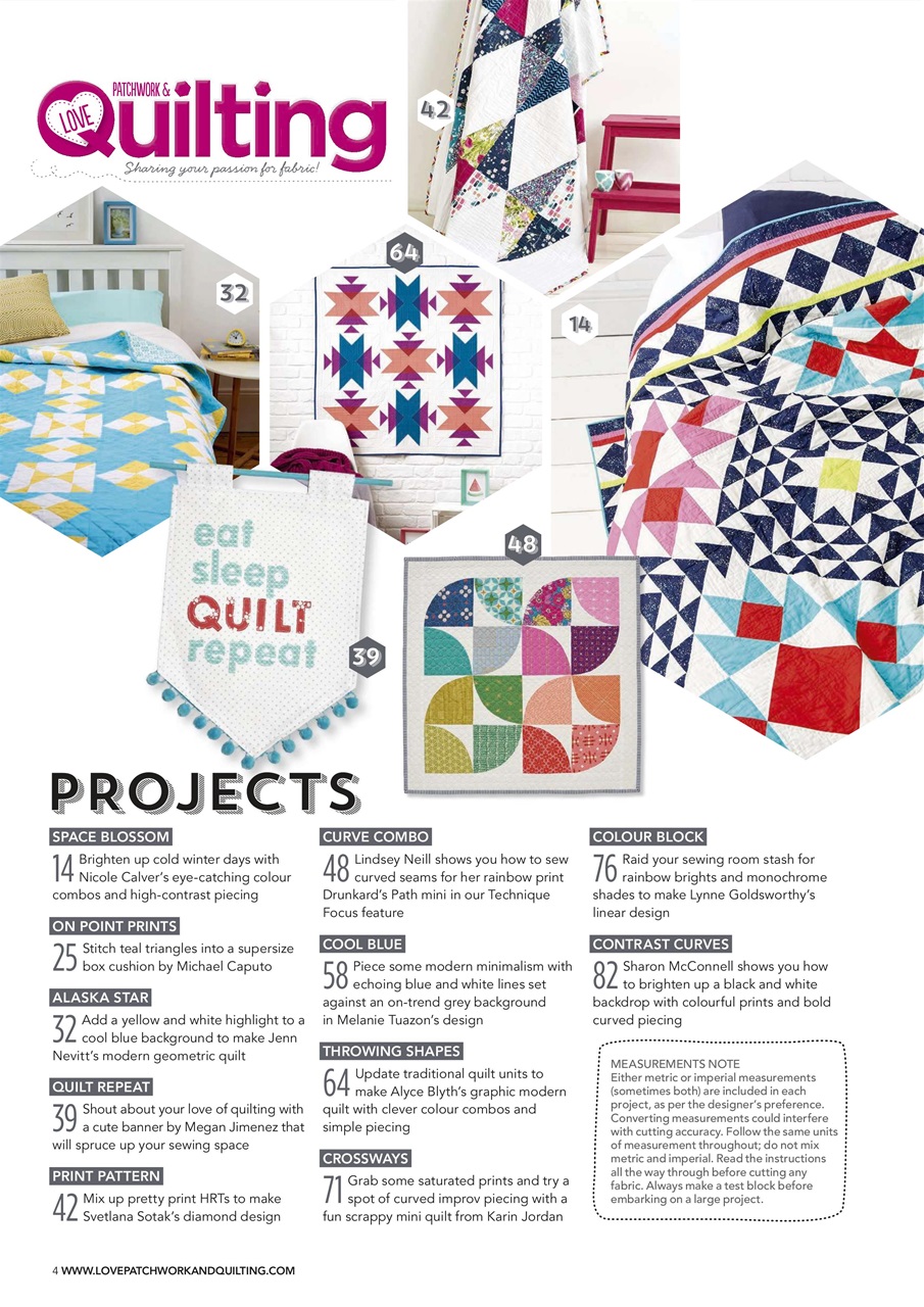 Love Patchwork & Quilting Preview Pages
