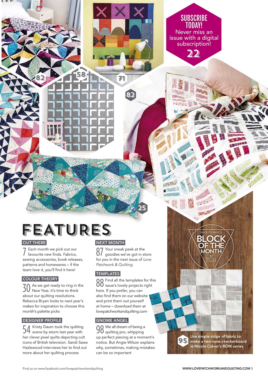 Love Patchwork & Quilting Preview Pages