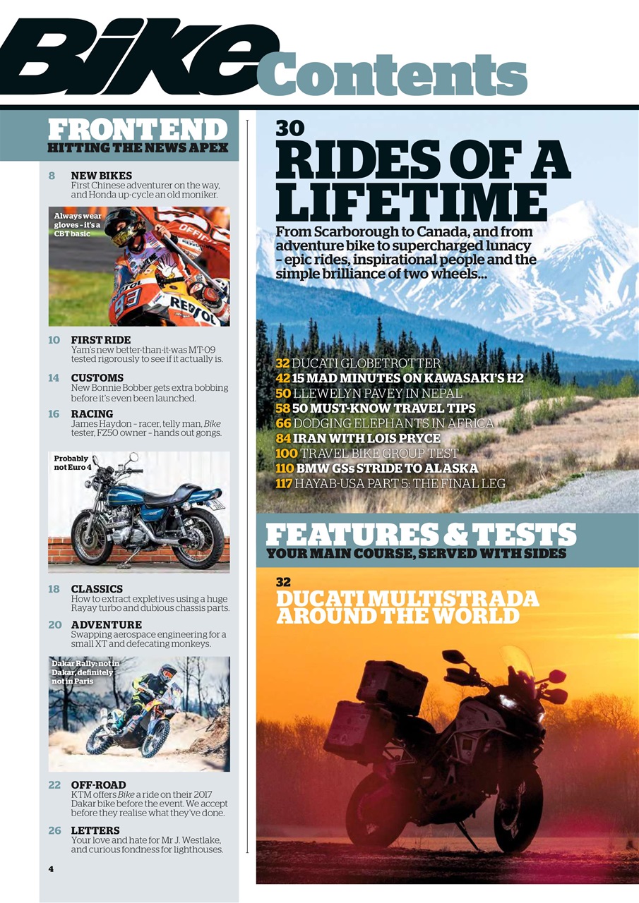 Bike Preview Pages