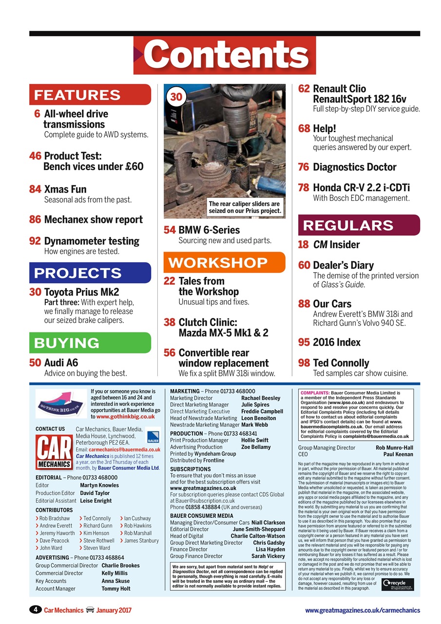 Car Mechanics Preview Pages