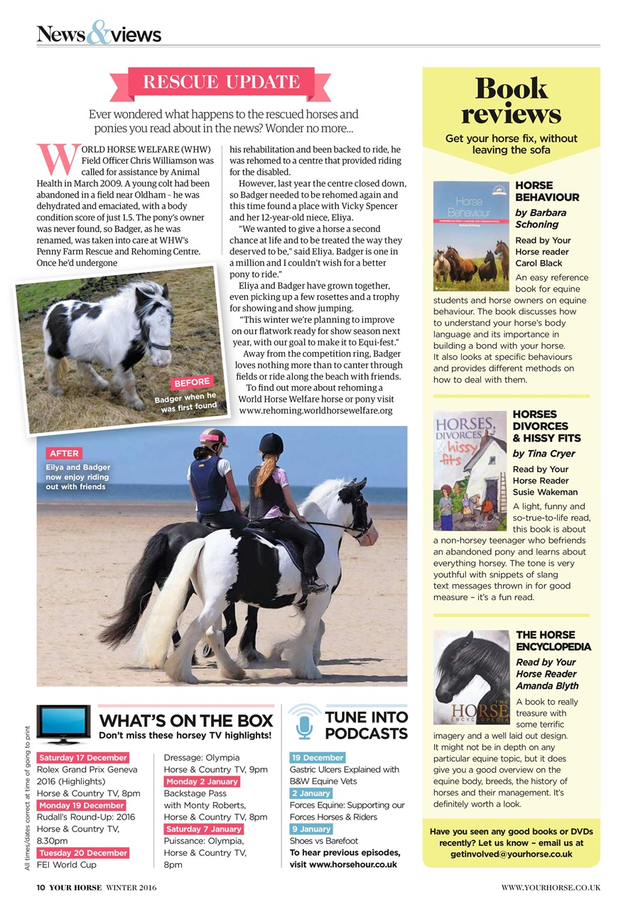 Your Horse Preview Pages