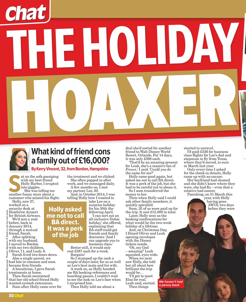 Chat Specials Preview Pages