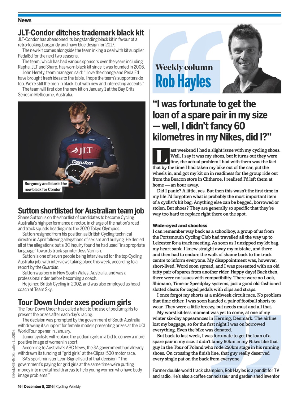 Cycling Weekly Preview Pages